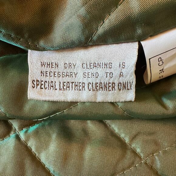 Vintage 80s G-III Global Identity Men’s Leather Field Jacket Brown Size M NWT - Picture 5 of 9